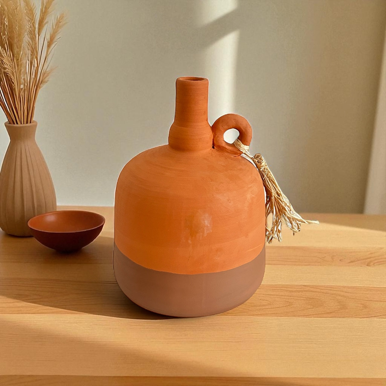 Kulplu Büyük Vazo/Obje