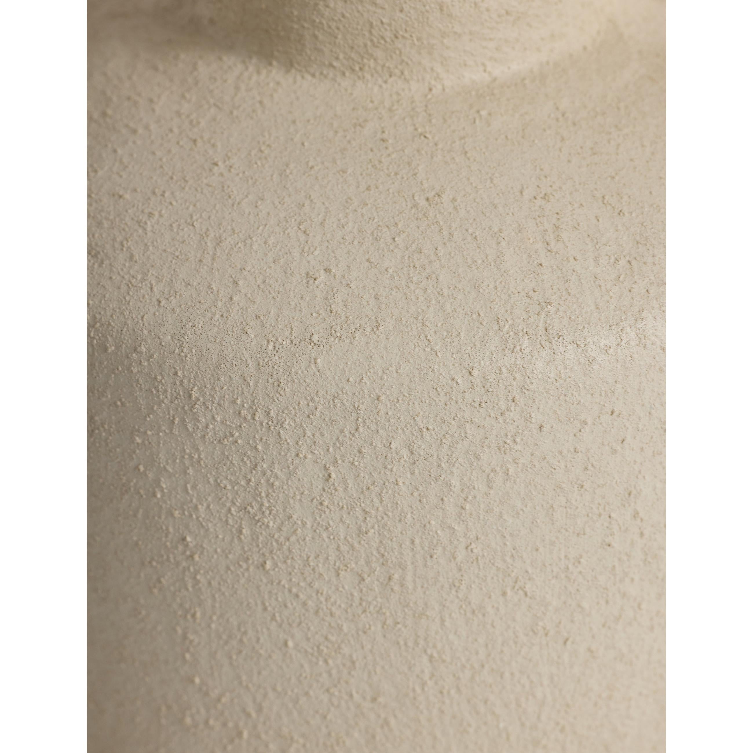 Kulplu Doğal Hasır Örgülü Terakota Vazo