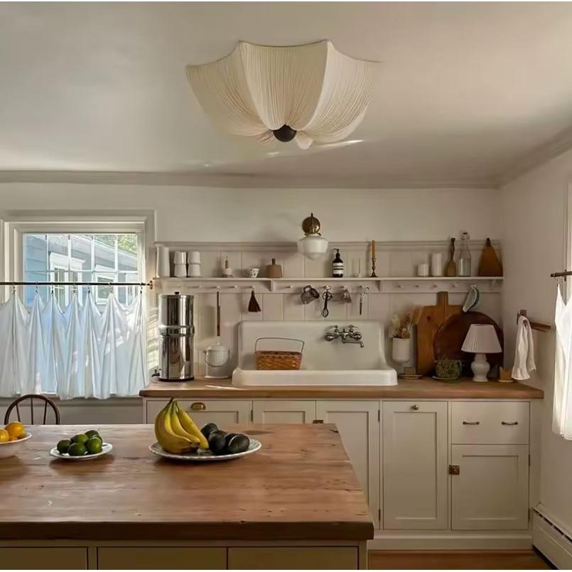 Kumaş Plafonyer Avize Star