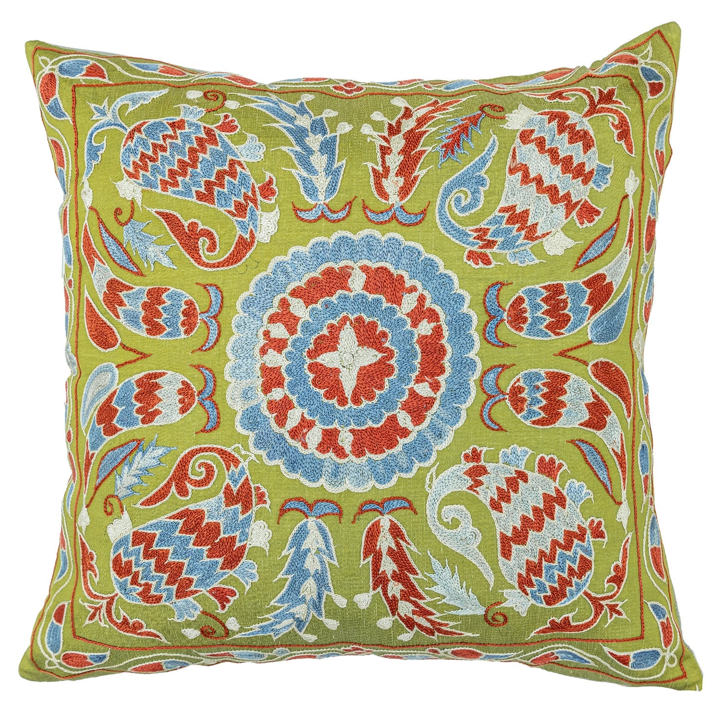 Kumralı Dekoratif Bohem Kırlent 50X50 Cm