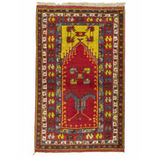Kuzca El Dokuma Yün Köy Halı 125x195 Cm