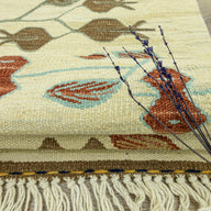 Kyadar Dekoratif El Dokuma Kilim 120x170 Cm-Kilim & Halı-Soho Antiq-NowShopFun