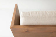 Kyoto Berjer | Masif Ahşap Lounge Koltuğu-Berjer-Innature Home-Deri Siyah-NowShopFun