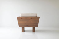 Kyoto Berjer | Masif Ahşap Lounge Koltuğu-Berjer-Innature Home-Deri Siyah-NowShopFun