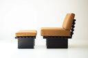 Kyoto Berjer & Puf | Masif Ahşap Lounge Seti