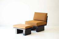 Kyoto Berjer & Puf | Masif Ahşap Lounge Seti-Berjer-Innature Home-NowShopFun
