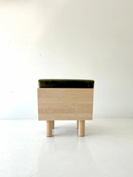 Kyoto Sandalye | Masif Ahşap Sandalye-Sandalye-Innature Home-Deri Yeşil-NowShopFun