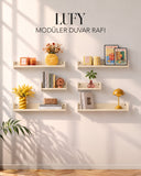 Lufy Metal Modüler Duvar Rafı-Duvar Rafı-Rococo Design Studio-MINI-YEŞİL-NowShopFun