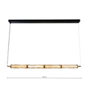 Madrid Masa Üstü Bal Rengi Cam Avize - 108 Cm-Avize-Lumiana-NowShopFun
