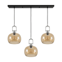 Aurelia Small Bal Cam Sarkıt 3'lü Set Krom-Sarkıt Aydınlatma-Lumiana-NowShopFun