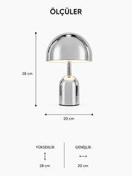 Mimi Masa Lambası-Masa Lambası-Lumiana-Platin-NowShopFun
