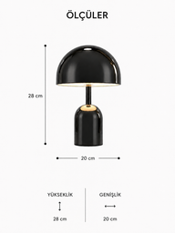 Mimi Masa Lambası-Masa Lambası-Lumiana-Platin-NowShopFun