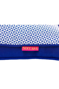 Lacivert Geometrik Desenli Outdoor Kırlent-Yastık & Kırlent-Noccaso-NowShopFun