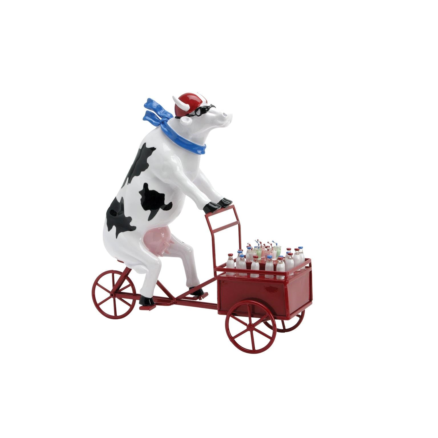 Lait Triporteur - El Yapımı İnek Figürü