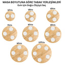 Lale Yuvarlak Yemek Masası