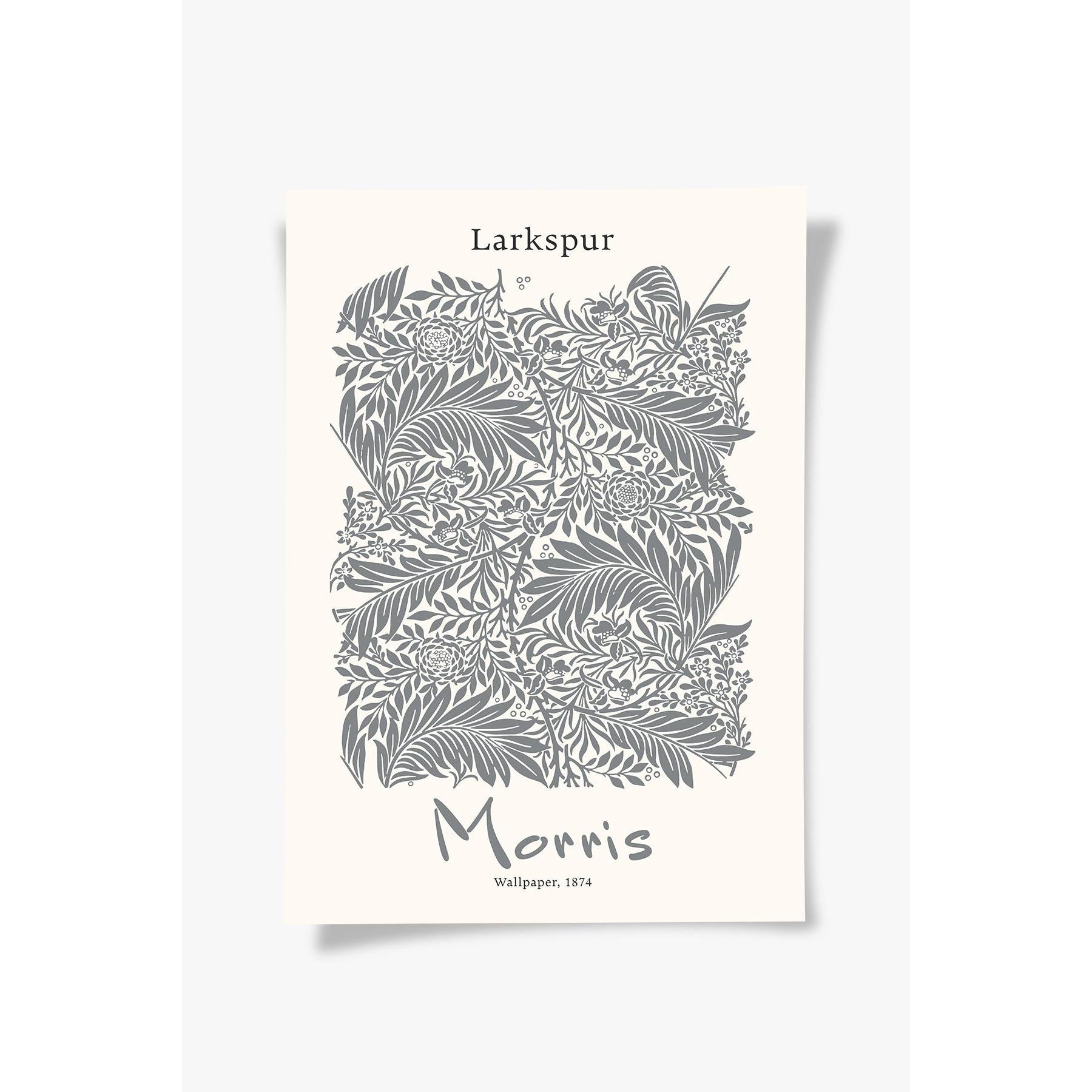 Larkspur William Morris Baskı