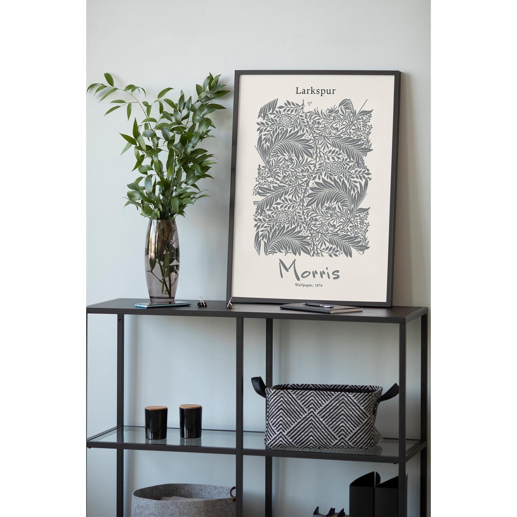 Larkspur William Morris Baskı