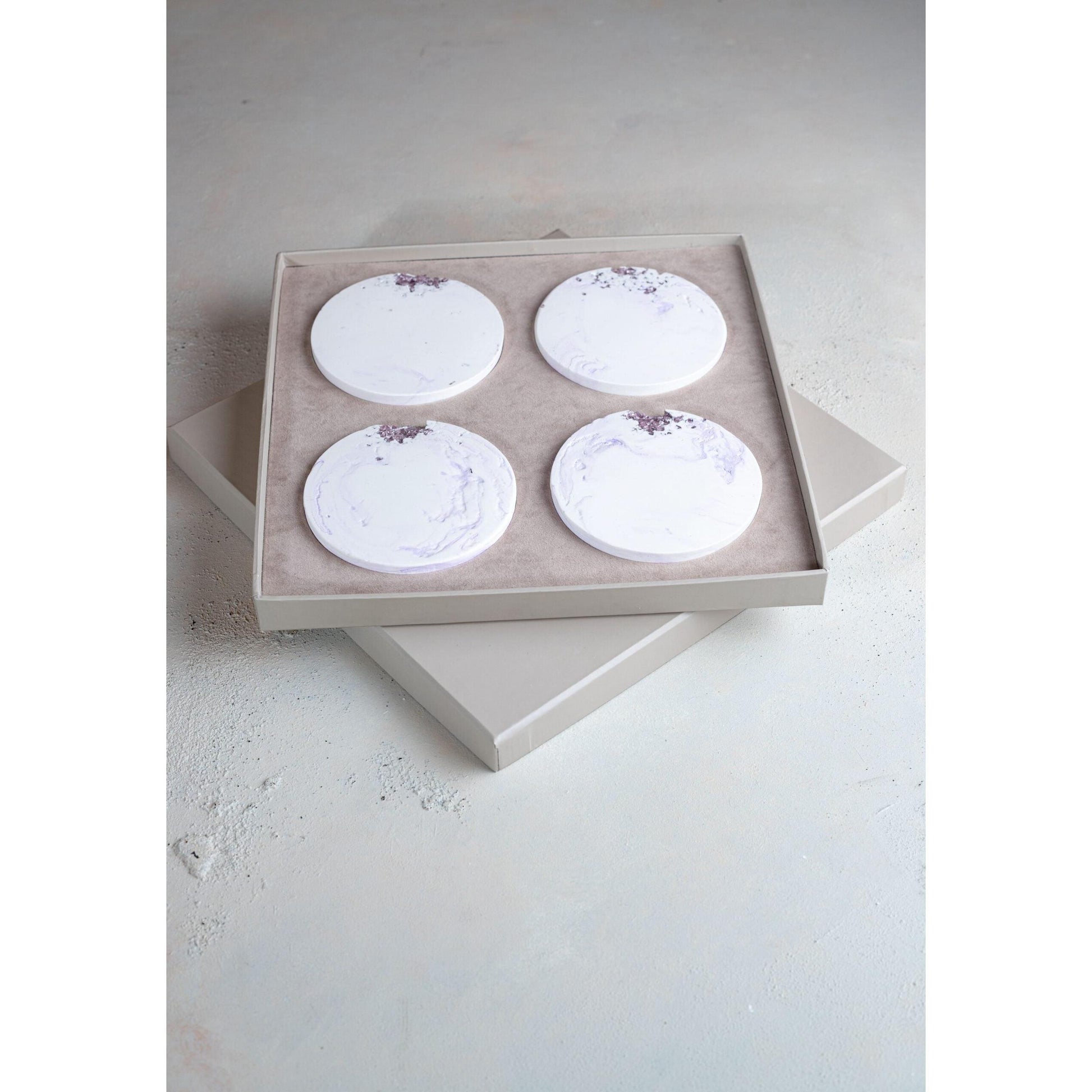 Lavender Bardak Altlıkları