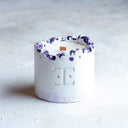 Lavender Taşlı - Mum Seti