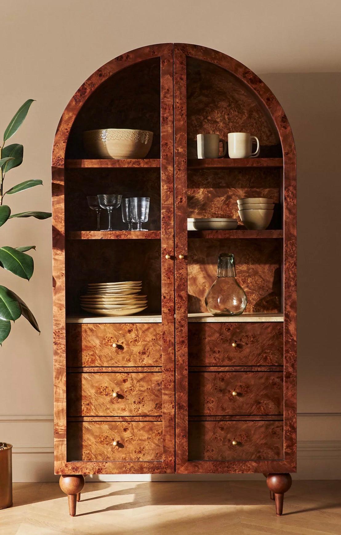 Lavin Burl Ahşap Büfe