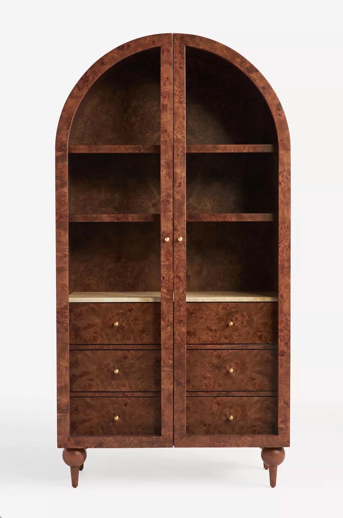 Lavin Burl Ahşap Büfe