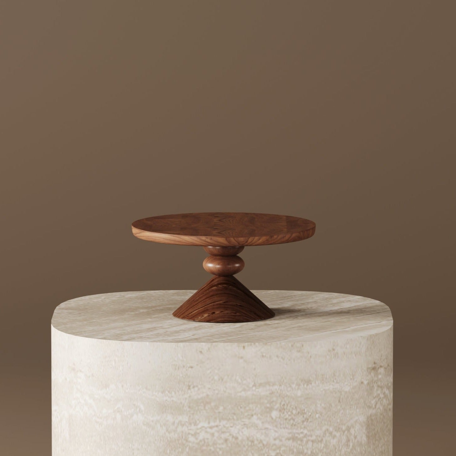 Leaf Masif Ahşap Sunum Standı