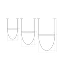Leather Light Sarkıt Deri Led Avize 165 Cm
