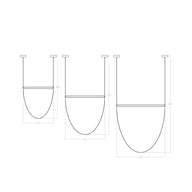 Leather Light Sarkıt Deri Led Avize 165 Cm-Avize-Voxlamp-NowShopFun