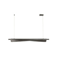 Led Avize Floke Sarkıt 120 Cm-Avize-Voxlamp-Yarı Mat İnox-3000 Kelvin-NowShopFun