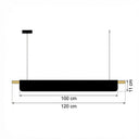 Led Avize Sarkıt Floke 120 Cm