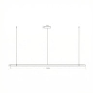 Led Sarkıt U Avize-Avize-Voxlamp-Siyah-3000k(Gün Işığı)-NowShopFun