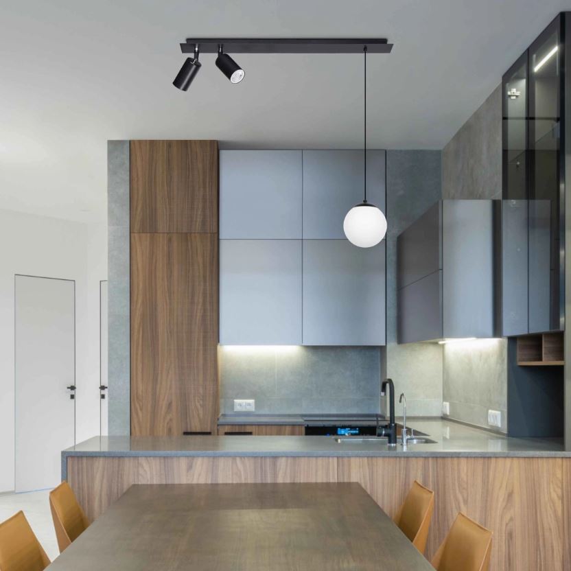 Led Spot Camlı Sarkıt Avize