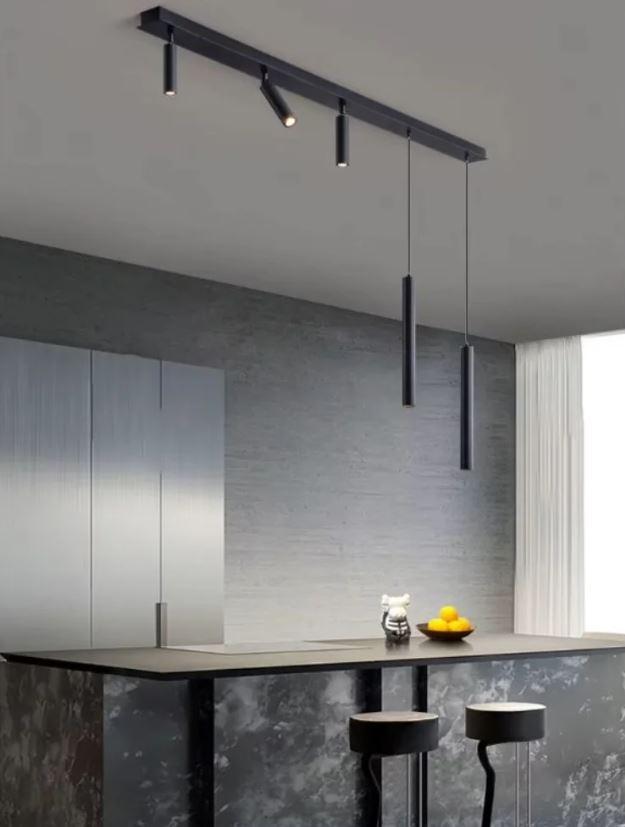 Led Spotlu Boru Sarkıt Avize