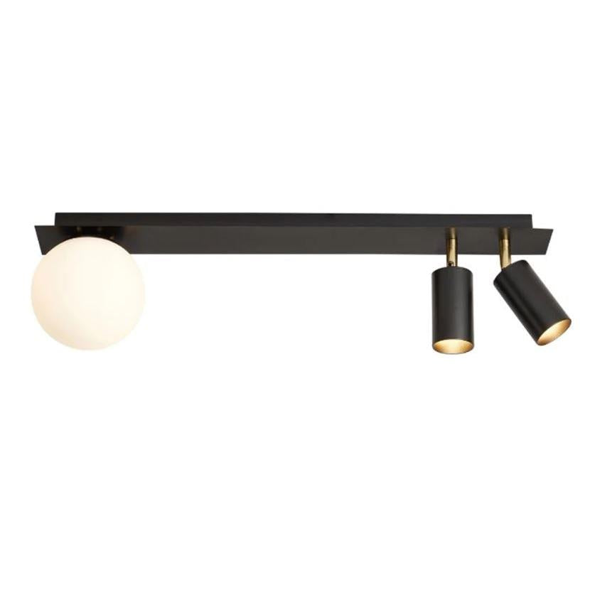 Led Spotlu Camlı Plafonyer Avize 1