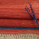 Lemi Kırmızı El Dokuma Kilim 110X161 Cm