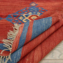 Lemi Kırmızı El Dokuma Kilim 110X161 Cm