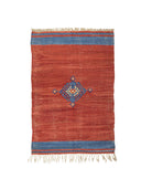 Lemi Kırmızı El Dokuma Kilim 110X161 Cm