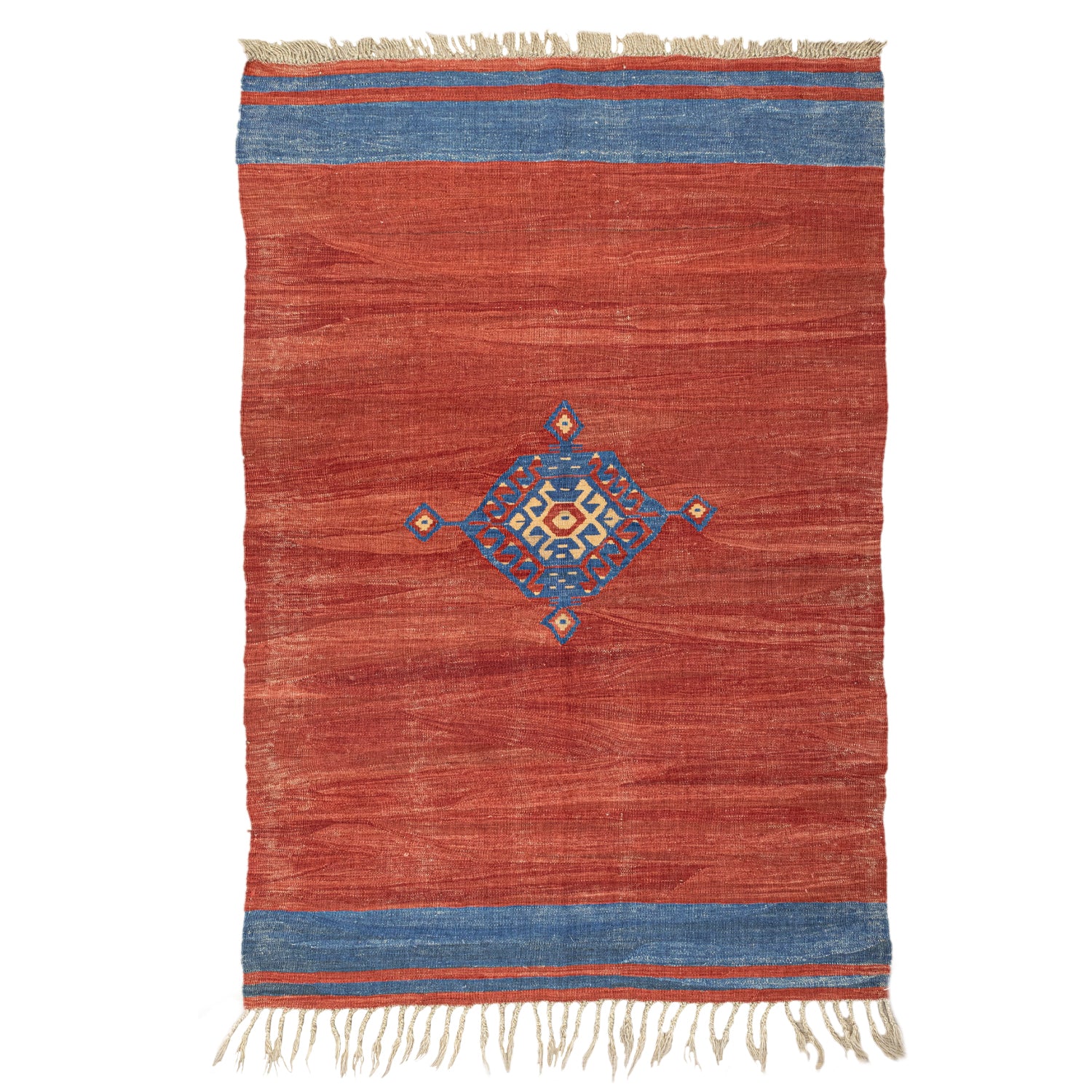 Lemi Kırmızı El Dokuma Kilim 110X161 Cm