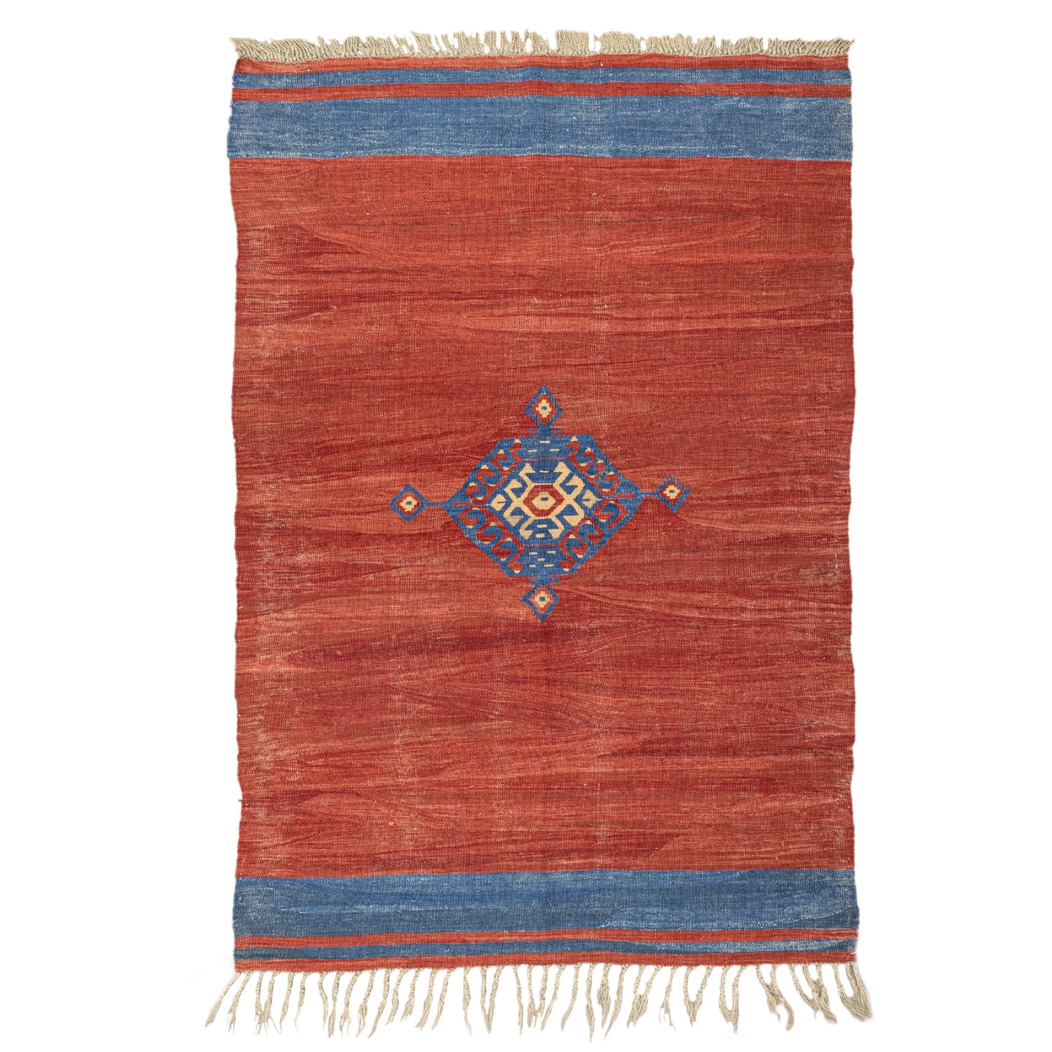 Lemi Kırmızı El Dokuma Kilim 110X161 Cm