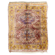 Lempo Etnik Desenli Renkli Tülü Halı 136X166 Cm