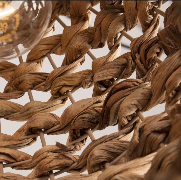 Lennis Natural-Raffia Sarkıt Avize