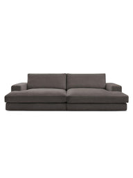 Leo Modüler Kanepe - Kadife Kumaş Döşemeli, 3-4 Kişilik-Koltuk-Innature Home-Açık Bej-NowShopFun