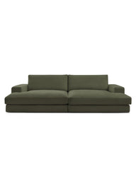 Leo Modüler Kanepe - Kadife Kumaş Döşemeli, 3-4 Kişilik-Koltuk-Innature Home-Açık Bej-NowShopFun