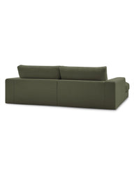 Leo Modüler Kanepe - Kadife Kumaş Döşemeli, 3-4 Kişilik-Koltuk-Innature Home-Açık Bej-NowShopFun