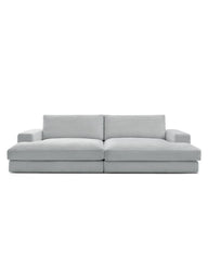 Leo Modüler Kanepe - Kadife Kumaş Döşemeli, 3-4 Kişilik-Koltuk-Innature Home-Açık Bej-NowShopFun