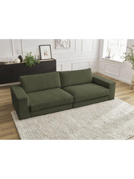 Leo Modüler Kanepe - Rahat Oturum Bulutsu Yumuşaklık- 3-4 Kişilik-Koltuk-Innature Home-Açık Bej-NowShopFun