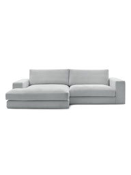 Leo Modüler L Köşe Kanepe - Uzanmalı Köşe - 3-4 Kişilik-Köşe Koltuk-Innature Home-Açık bej-Sağ-NowShopFun
