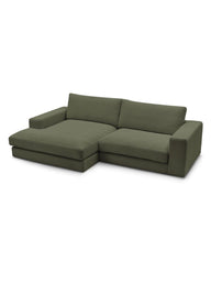 Leo Modüler L Köşe Kanepe - Uzanmalı Köşe - 3-4 Kişilik-Köşe Koltuk-Innature Home-Açık bej-Sağ-NowShopFun