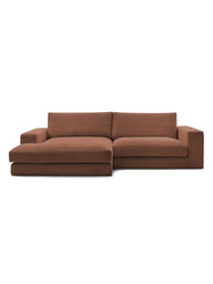 Leo Modüler L Köşe Kanepe - Uzanmalı Köşe - 3-4 Kişilik-Köşe Koltuk-Innature Home-Açık bej-Sağ-NowShopFun