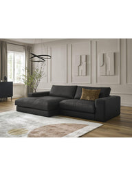 Leo Modüler L Köşe Kanepe - Uzanmalı Köşe - 3-4 Kişilik-Köşe Koltuk-Innature Home-Açık bej-Sağ-NowShopFun